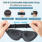 ZGGCD Sleep Mask for Side Sleeper, Light Blocking Sleeping Eye Mask for Women - Image 6