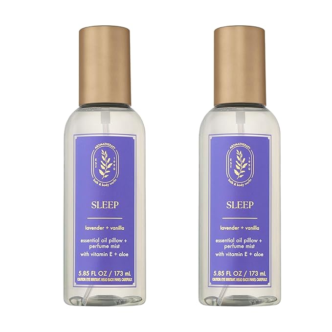 Bath & Body Works Aromatherapy Lavender Vanilla Essential Oil Mist, Body Spray by BathBodyWorks