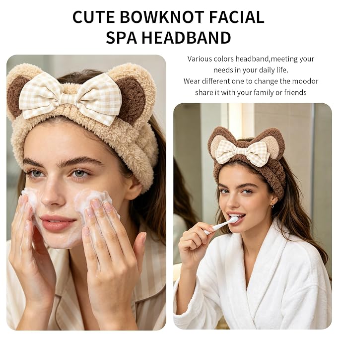PERFECTSIGHT Kawaii Headband for Spa, Washing Face, Party - Image 5