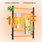 Heated Towel Racks for Bathroom, Wall Mounted Electric Towel Warmer Racks - Image 3