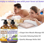 Massage Oil for Massage Therapy, Lymphatic Drainage-Ginger Oil Sore Muscle - Image 5