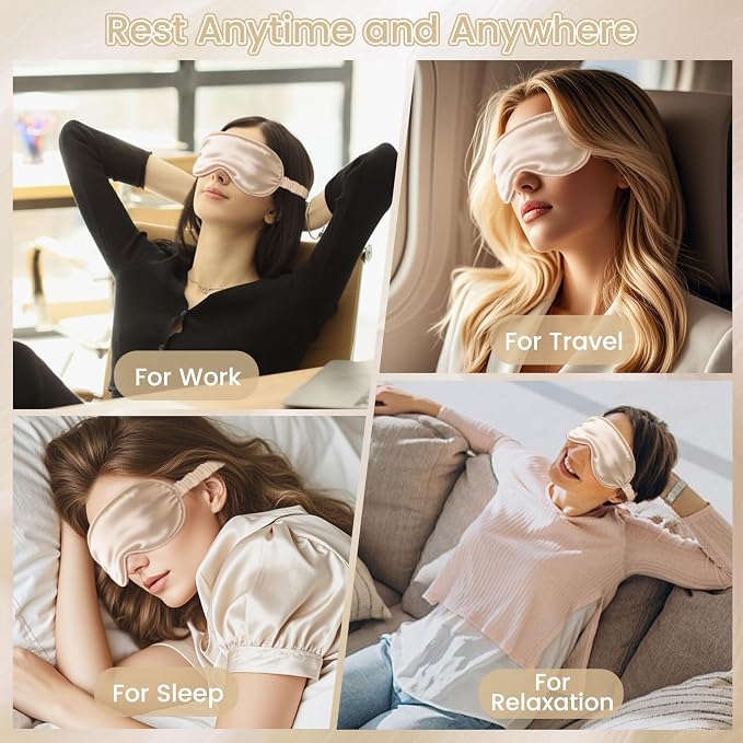 100% Pure Mulberry Silk Eye Mask - Image 6