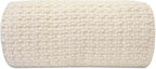 100% Fine Cotton Luxurious Basket Weave Blanket, Full/Queen Size by SweetHomeCollection
