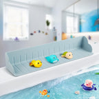 2Pack Bathtub Splash Guard for Tub, Silicone Bathtub Caddy Tray by Unknown