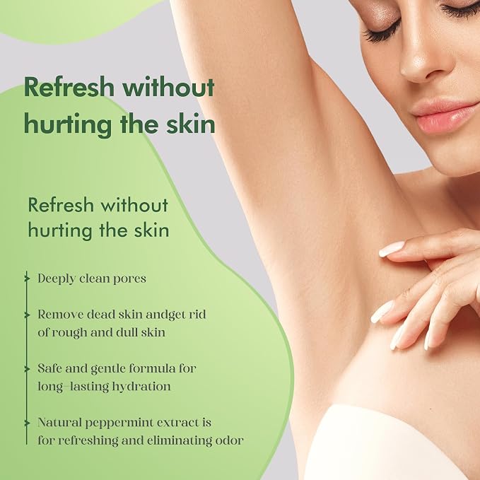 Armpit Detox and Scrub with Shea Butter and Coconut 8.82oz-Exfoliating Scrub - Image 6
