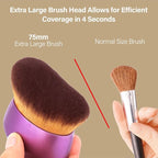 Extra Large Body Makeup Brush For Self Tanner, Leg Makeup &Bronzer Blend - Image 2