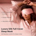 Silk Sleep Mask for Side Sleepers, Eye Mask for Sleeping Women Men, - Image 2