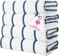 CASA COPENHAGEN Cabana Pool 4Pcs 100% Egyptian Cotton Large Designer Beach by CASACOPENHAGEN
