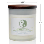 Carolina Bamboo Lotus Scented Candle, 16 oz Wellness Relaxing Aromatherapy - Image 6