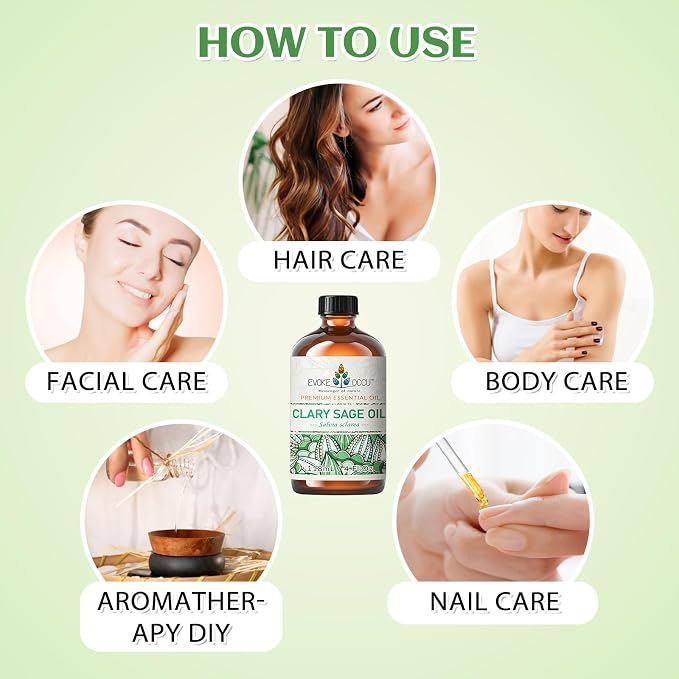 EVOKE OCCU Clary Sage Oil Essential Oil - Image 4
