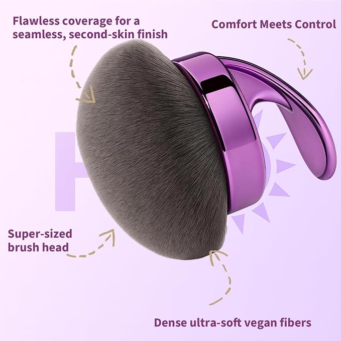 Blend & Blur Ultra Large Body Makeup Brush - Image 4