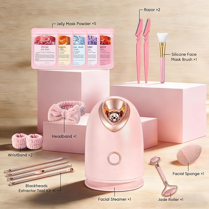 Pjordo Facial Steamer Spa Kit - Image 7