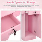 RESHABLE Salon Station for Hair Stylist, Hair Styling Storage Cabinet - Image 5