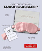 SUNDAYSILKS™ Exclusive Mulberry Silk Sleep Mask | Soft Eye Covers, and - Image 4