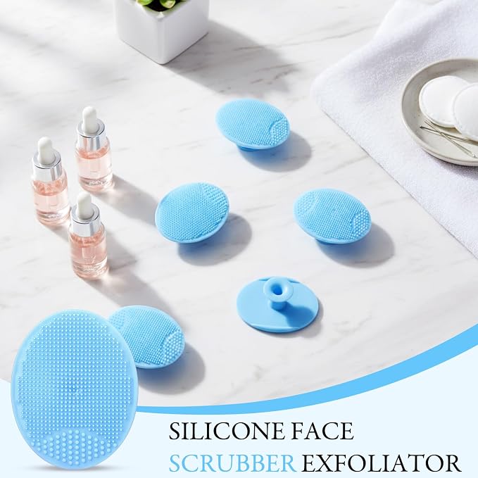 Nuogo 40 Pack Facial Cleansing Brush Face Scrubber Face Exfoliator Exfoliating - Image 5
