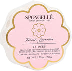 Spongellé French Lavender Daisy Spongette Bath Sponge | Built-in Body Wash & by Spongell%C3%A9