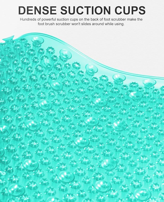 OTHWAY Non Slip Grassy Bathtub Mat : 25.6X13.4 inches Sturdy But Soft Bath - Image 3