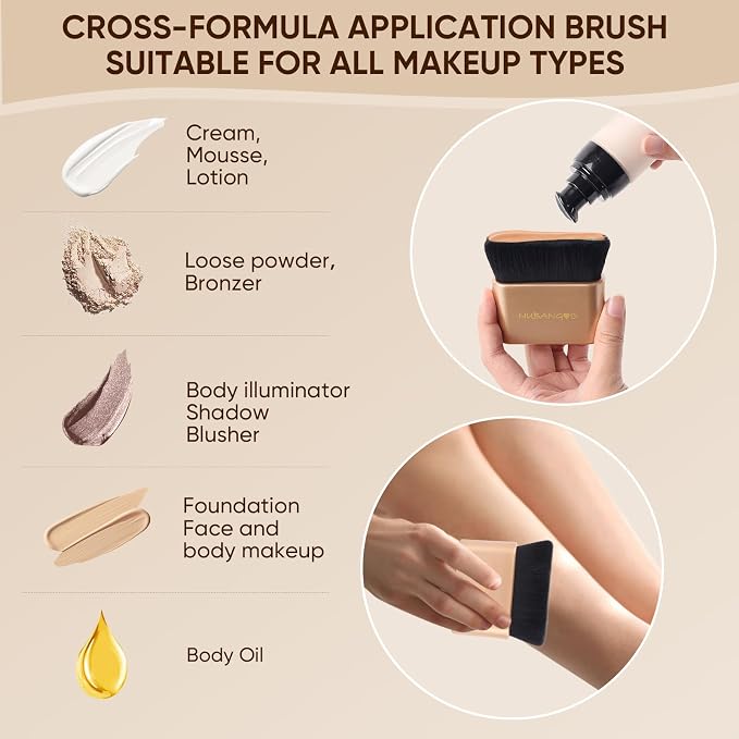Professional Kabuki Foundation Brush, Makeup Brush, Self Tanner Brush, Self - Image 5