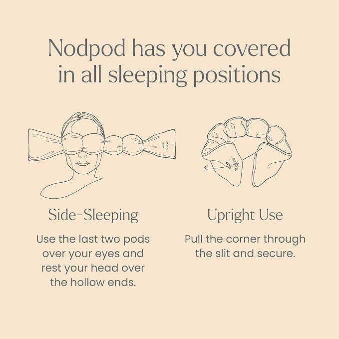 Nodpod Gentle Pressure Sleep Mask | Patented Light Blocking Design - Image 5