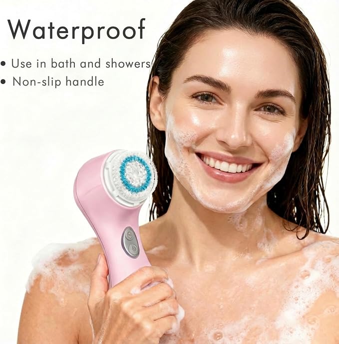 Microtree Electric Facial Cleansing Brush, No Rotation, Sonic Vibrating Deep - Image 4