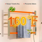 Heated Towel Racks for Bathroom, Wall Mounted Electric Towel Warmer Racks - Image 3
