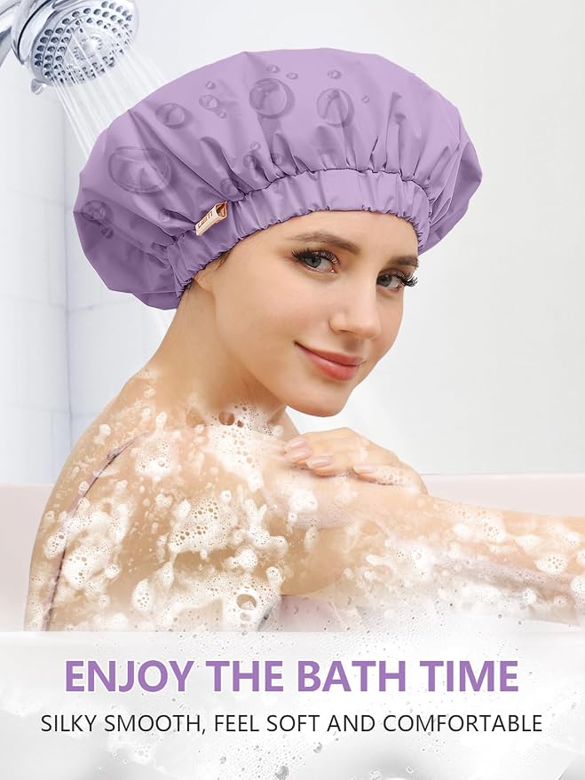 Years calm Reusable Waterproof Shower Caps - Image 6