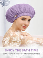 Years calm Reusable Waterproof Shower Caps - Image 6