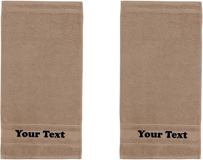 Personalize Your Towels with Custom Embroidery: Names, and Initials. Perfect by Ephesos