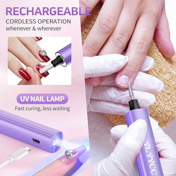Electric Nail Drill Cordless Nail File - Image 3