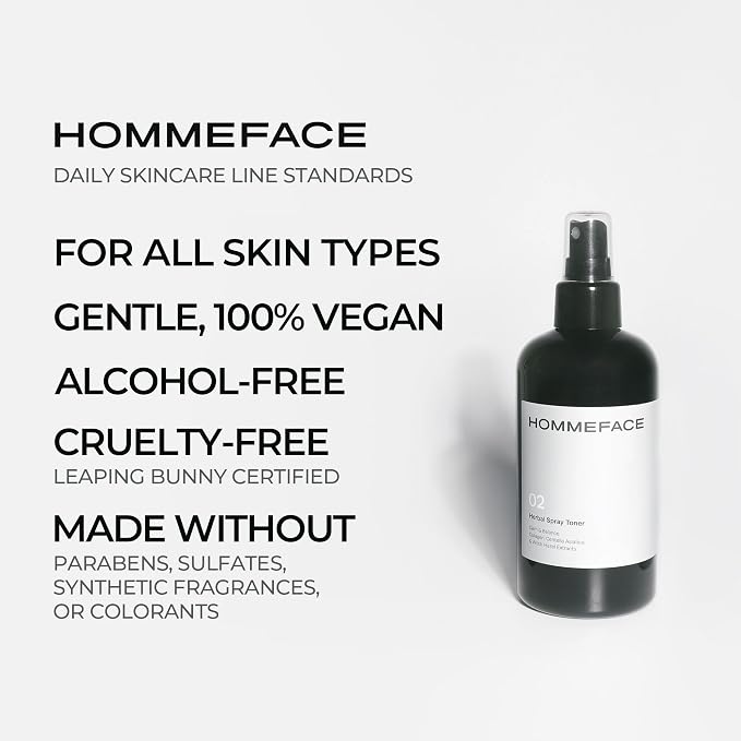 HOMMEFACE Men’s Herbal Spray Face Toner - Image 3