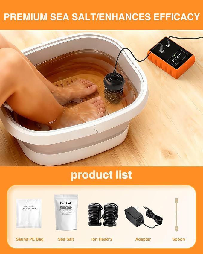 Ionic Foot Bath Detox Machine, Foot Detox Foot Bath Soak Tub - Image 7