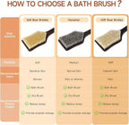 Back Scrubber Shower Brush, Dry Brushing Body Brush - Image 6