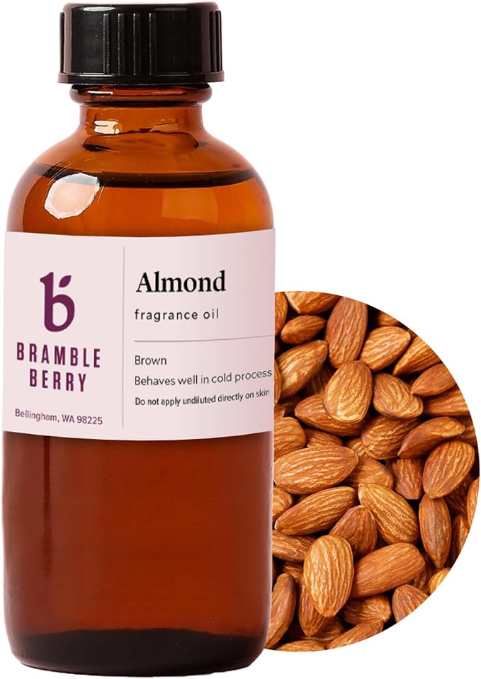 Bramble Berry Almond Fragrance Oil 2 oz | Sweet Marzipan and Amaretto Scent by BrambleBerry
