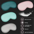 Bbto 4 Pcs Silk Sleep Eye Masks Smooth Soft Satin Eye Covers - Image 6