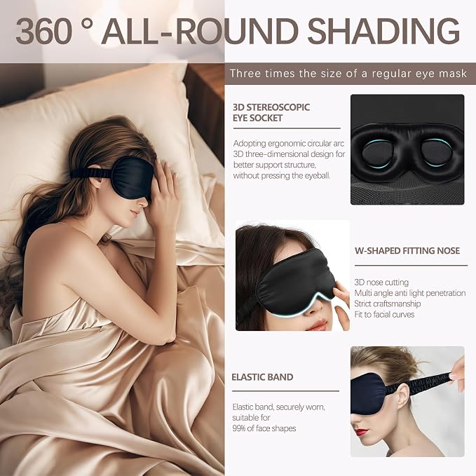 100% Mulberry Silk Sleep Mask as Your Ultimate Silk Eye Mask - Image 5