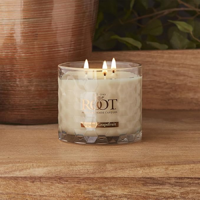 Root Candles Scented Candles Honeycomb Beeswax Blend Premium Handcrafted Candle - Image 2