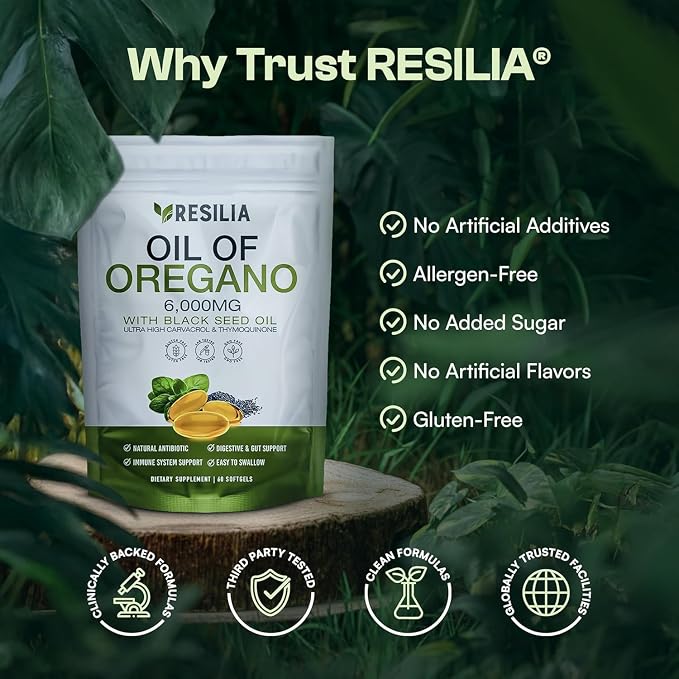 Resilia Oil Of Oregano Softgels - Image 4