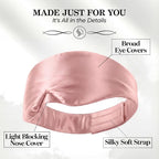 SLEEP SANCTUARY 100% Pure Mulberry Silk Sleep Mask - Image 6
