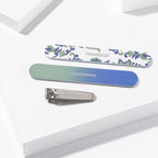 Tweezerman Blue and Green Paisley Manicure Kit - Image 7