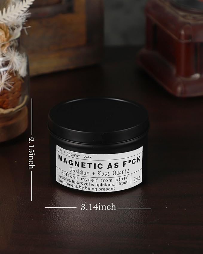 Magnetic AS F*CK, Hande Made Chakra Candle, Magic Attraction, Manifestation - Image 6