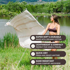 FESHKA Sand Proof Turkish Beach Towel – Oversized, Quick Dry & Lightweight - Image 2