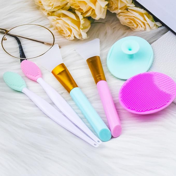 6 PCS Silicone Face Scrubber Brush Set - Image 7