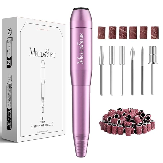 MelodySusie Pen-Shaped Portable USB Nail Drill, PC120I 20000RPM Electric Nail by MelodySusie