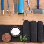 Orighty Black Salon Towel, Spa and Home Hair Care - Image 5