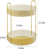 Rotating Makeup Organizer Countertop, Skincare Organizers, Spinning Perfume - Image 2