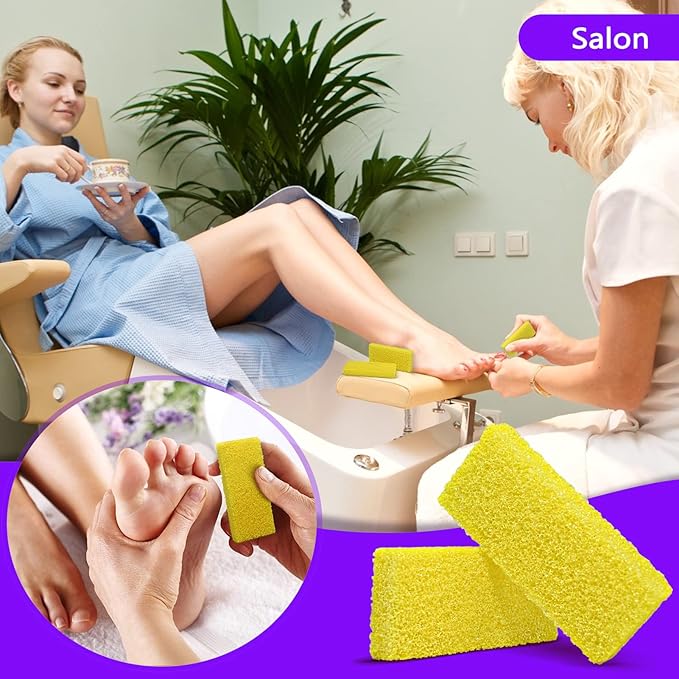 Disposable Foot Scrubber Sponge Pads Pedicure Pumice Stone - Image 6