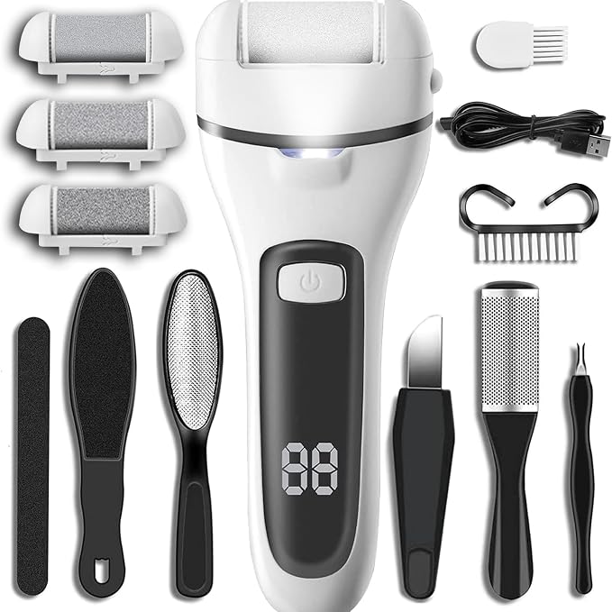 Callus Remover for Feet, 13-in-1 Professional Pedicure Tools Foot Care Kit by CIVYPRO