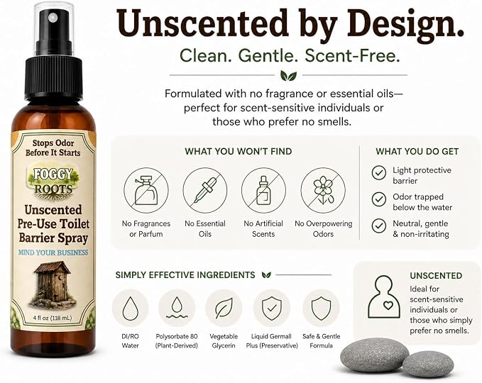Unscented Pre-Poop Toilet Spray – Stops Odor Before It Starts, Bathroom Odor - Image 5