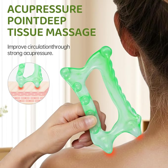 6-in-1 Resin Body Gua Sha Facial Tools - Image 3