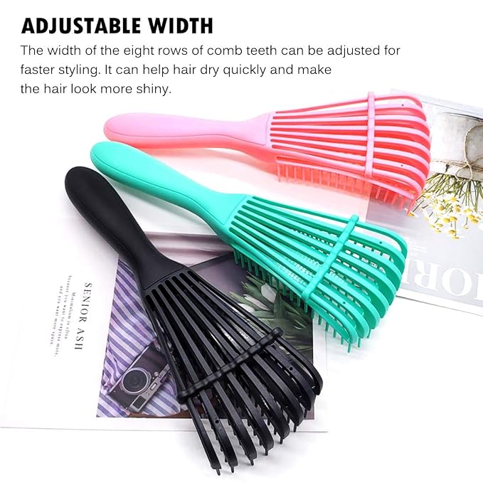 Detangling Brush for Afro America/African Hair Textured 3a to 4c, Knots - Image 2